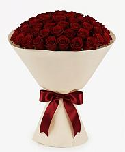 Букет 101 Бордовая роза Блэк Бакарра #REPLACE_PRED# Чупе