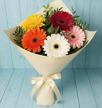 Букет цветов из:  Герберы в Чупе