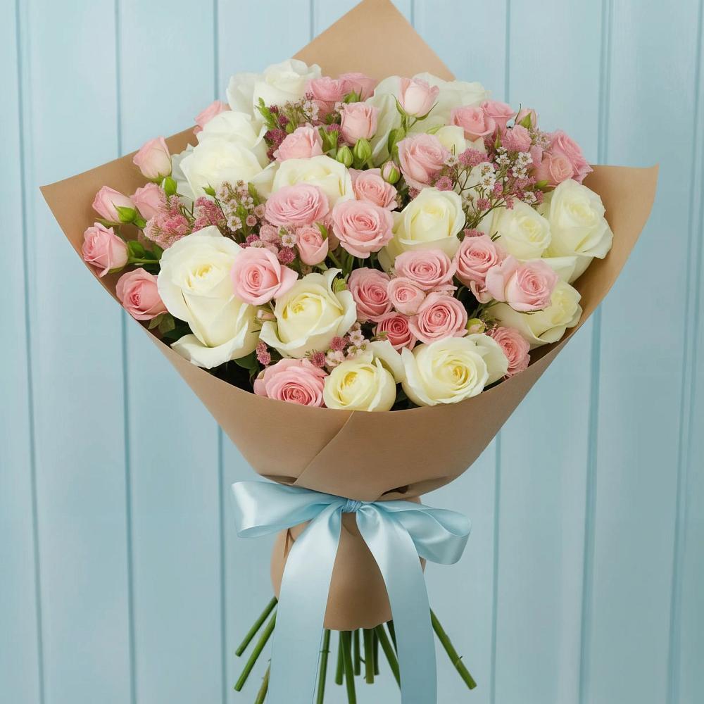 Букет цветов из: Розы в Чупе