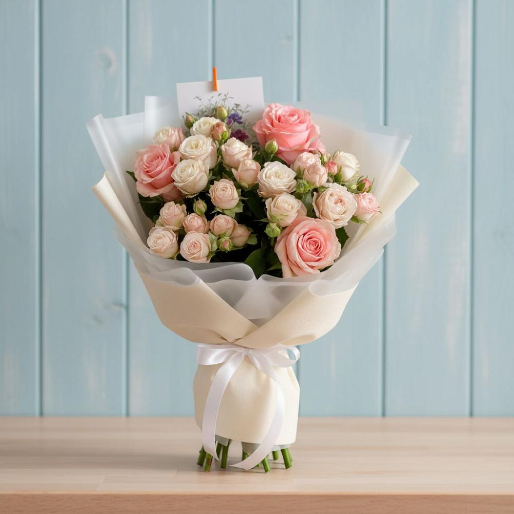 Букет цветов из: Розы в Чупе