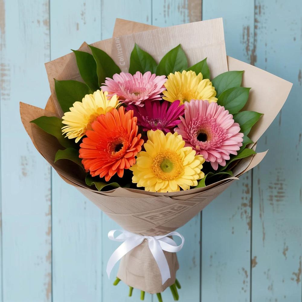Букет цветов из: Герберы в Чупе