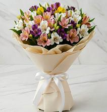 Букет цветов из:  Альстромерии #REPLACE_PRED# Чупе