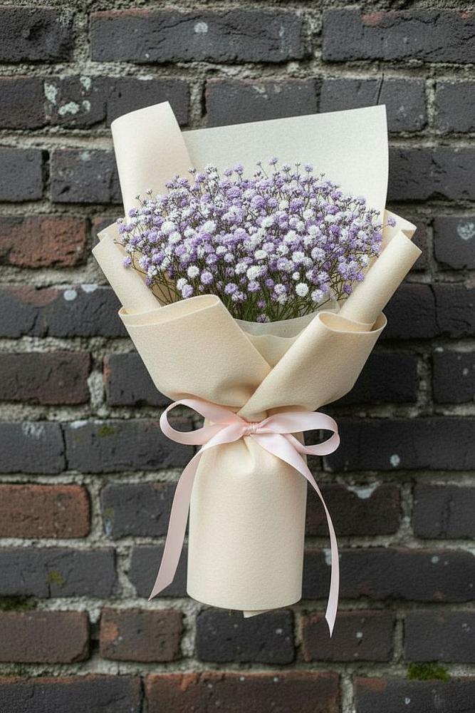 Букет цветов из: Гипсофила в Чупе