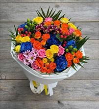 Букет цветов из:  Розы и Хризантемы в Чупе