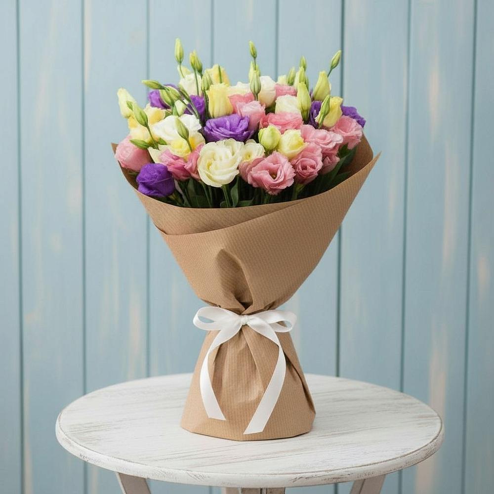 Букет цветов из: Лизиантусы в Чупе