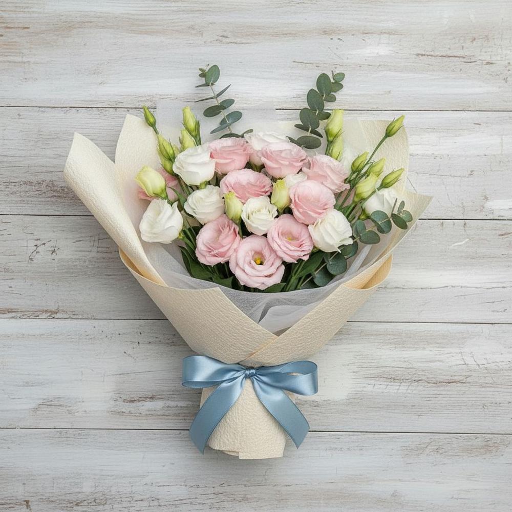 Букет цветов из: Лизиантусы в Чупе